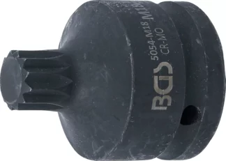 Douille à embouts à choc | longueur 55 mm | 20 mm (3/4") | denture multiple intérieure (pour XZN) M18