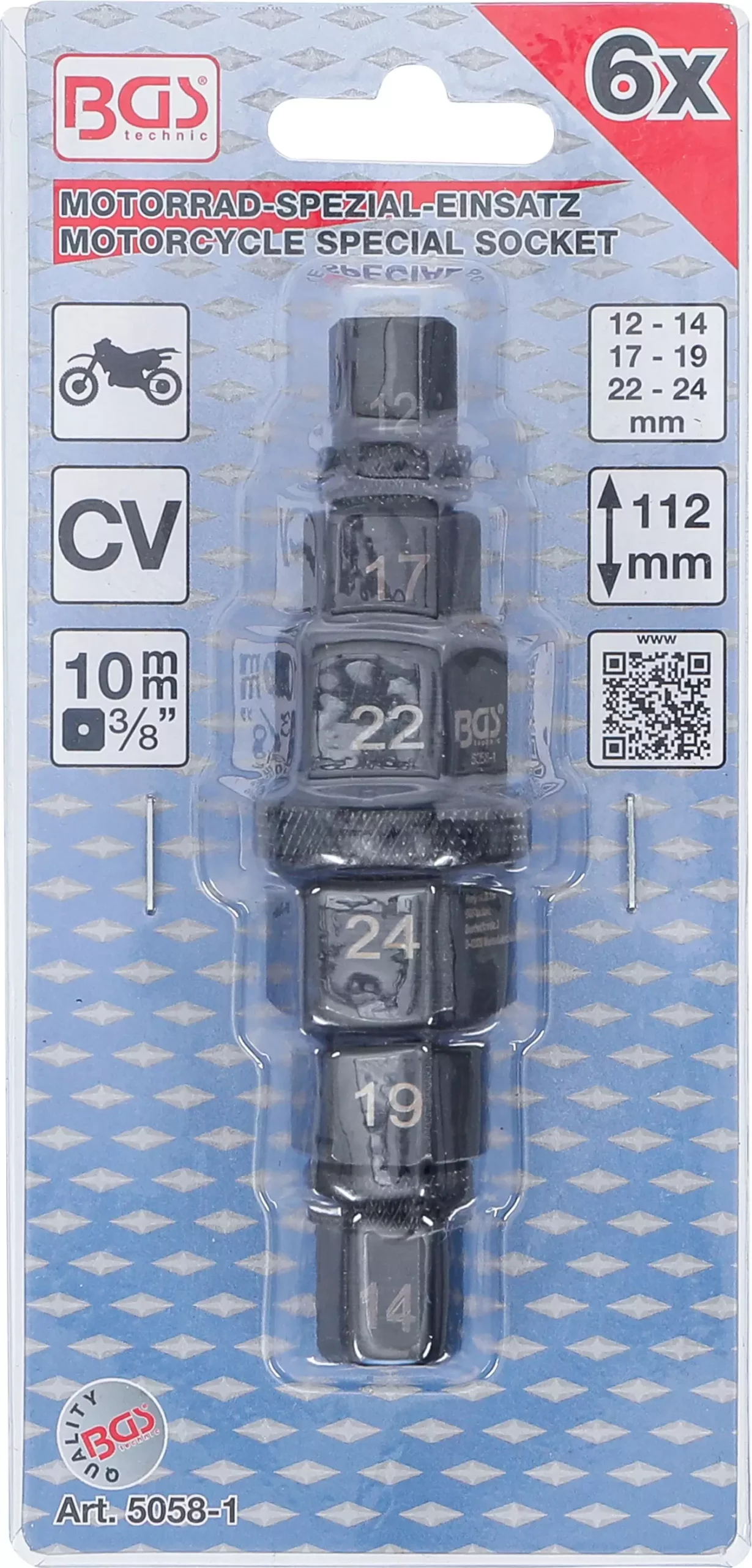Douille spéciales moto | 10 mm (3/8") | 12 - 24 mm – Image 5