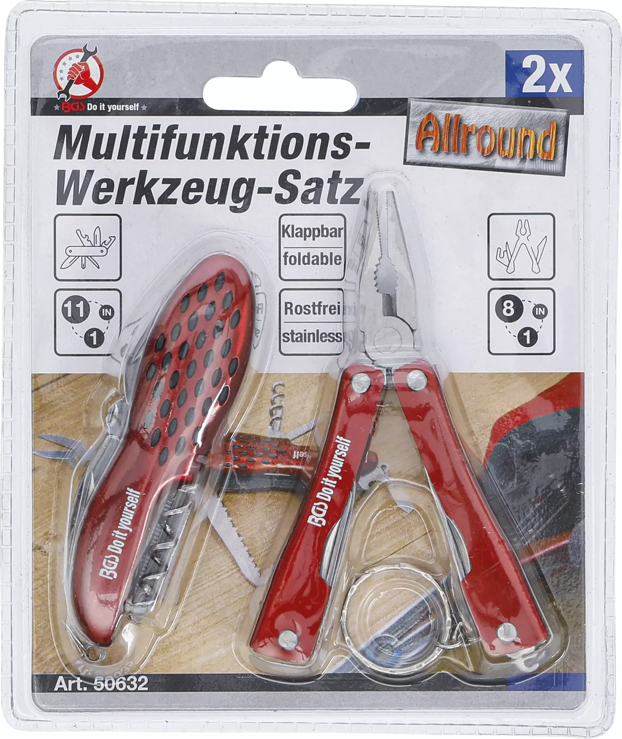 Jeu d’outils multifonctions | inoxydable | 2 pièces – Image 5