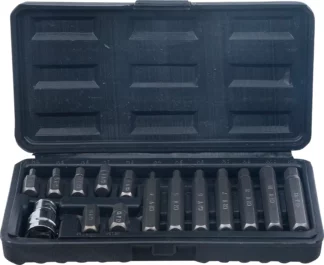 Jeu d’embouts | 10 mm (3/8") | | six pans intérieurs | 15 pièces