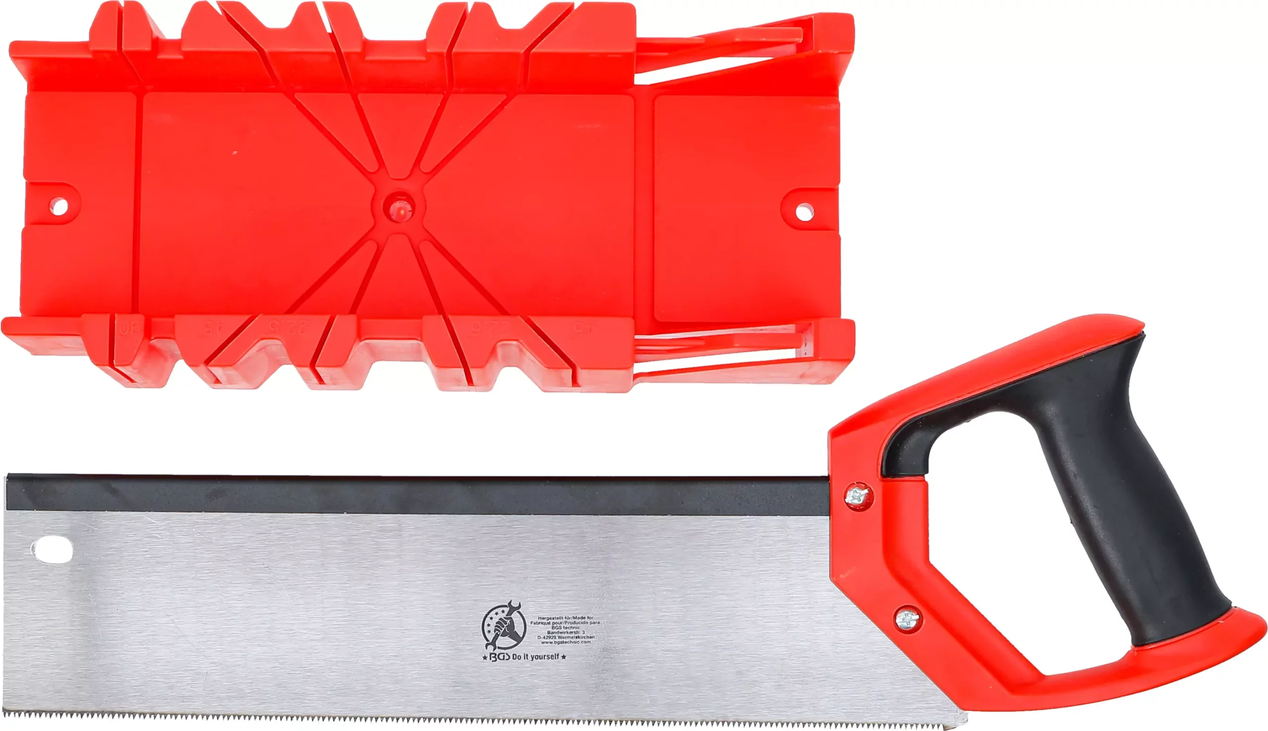 Boîte à onglets matière plastique | 300 x 130 x 80 mm | avec scie à dos – Image 5