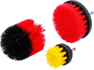Jeu de brosses | pour perceuses | 3 pièces