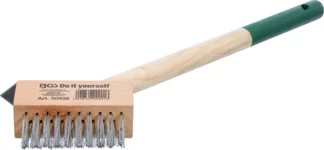 Brosse métallique à joints pour mauvaises herbes | manche court | avec grattoir | 300 mm