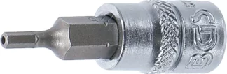 Douille à embouts | Empreinte carré femelle 6,3 mm (1/4") | six pans femelle avec alésage 2,5 mm