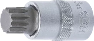 Douille à embouts | 12,5 mm (1/2") | denture multiple intérieure (pour XZN) M17
