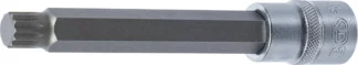 Douille à embouts | longueur 140 mm | 12,5 mm (1/2") | denture multiple intérieure (pour XZN) M14
