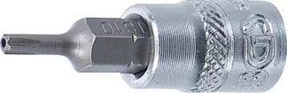 Douille à embouts | 6,3 mm (1/4") | profil TS (pour Torx Plus) avec perçage TS10