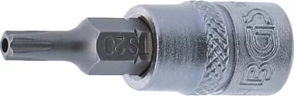 Douille à embouts | 6,3 mm (1/4") | profil TS (pour Torx Plus) avec perçage TS20