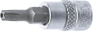 Douille à embouts | 6,3 mm (1/4") | profil TS (pour Torx Plus) avec perçage TS25