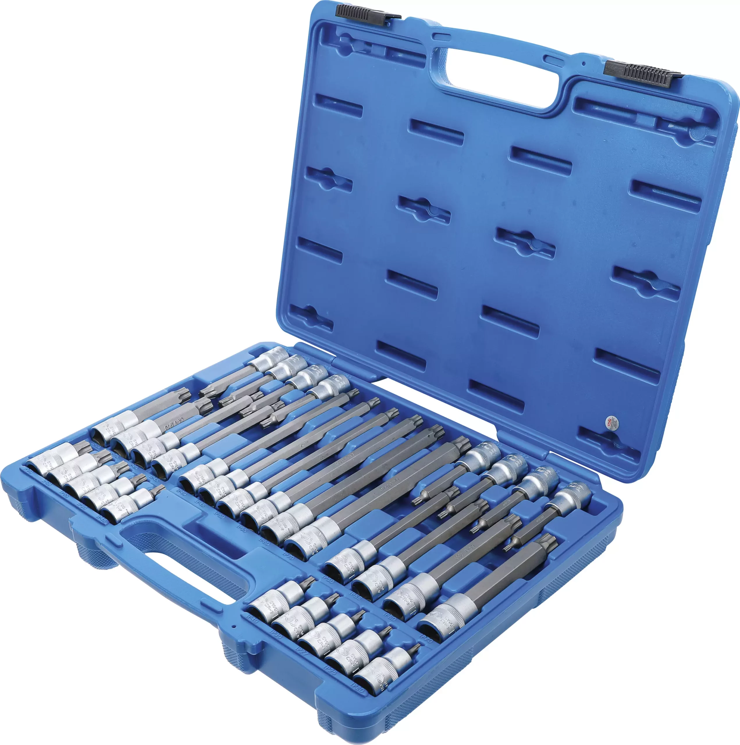 Jeu de douilles à embouts | 12,5 mm (1/2") | Profil TP (pour Torx Plus) TP20 - TP70 | 32 pièces – Image 3