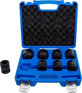 Jeu de douilles à choc | 20 mm (3/4") | 22 - 38 mm | 8 pièces