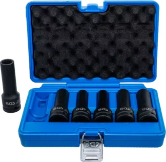 Jeu de douilles à choc, profil E, douze pans | 20 mm (3/4") | 6 pièces