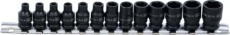 Jeu de douilles à choc, six pans | 6,3 mm (1/4") | 4 - 14 mm | 13 pièces