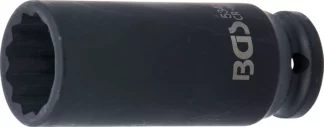 Douille à choc, douze pans, longue | 12,5 mm (1/2") | 24 mm
