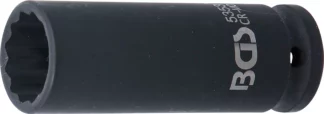 Douille à choc, douze pans, longue | 12,5 mm (1/2") | 21 mm