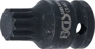 Douille à embouts à choc | longueur 43 mm | 12,5 mm (1/2") | denture multiple intérieure (pour XZN) M18