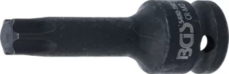Douille à embouts à choc | longueur 75 mm | 12,5 mm (1/2") | profil T (pour Torx) T60