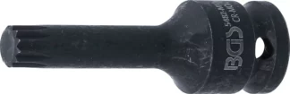 Douille à embouts à choc | longueur 75 mm | 12,5 mm (1/2") | denture multiple intérieure (pour XZN) M12