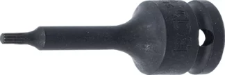 Douille à embouts à choc | longueur 75 mm | 12,5 mm (1/2") | denture multiple intérieure (pour XZN) M4