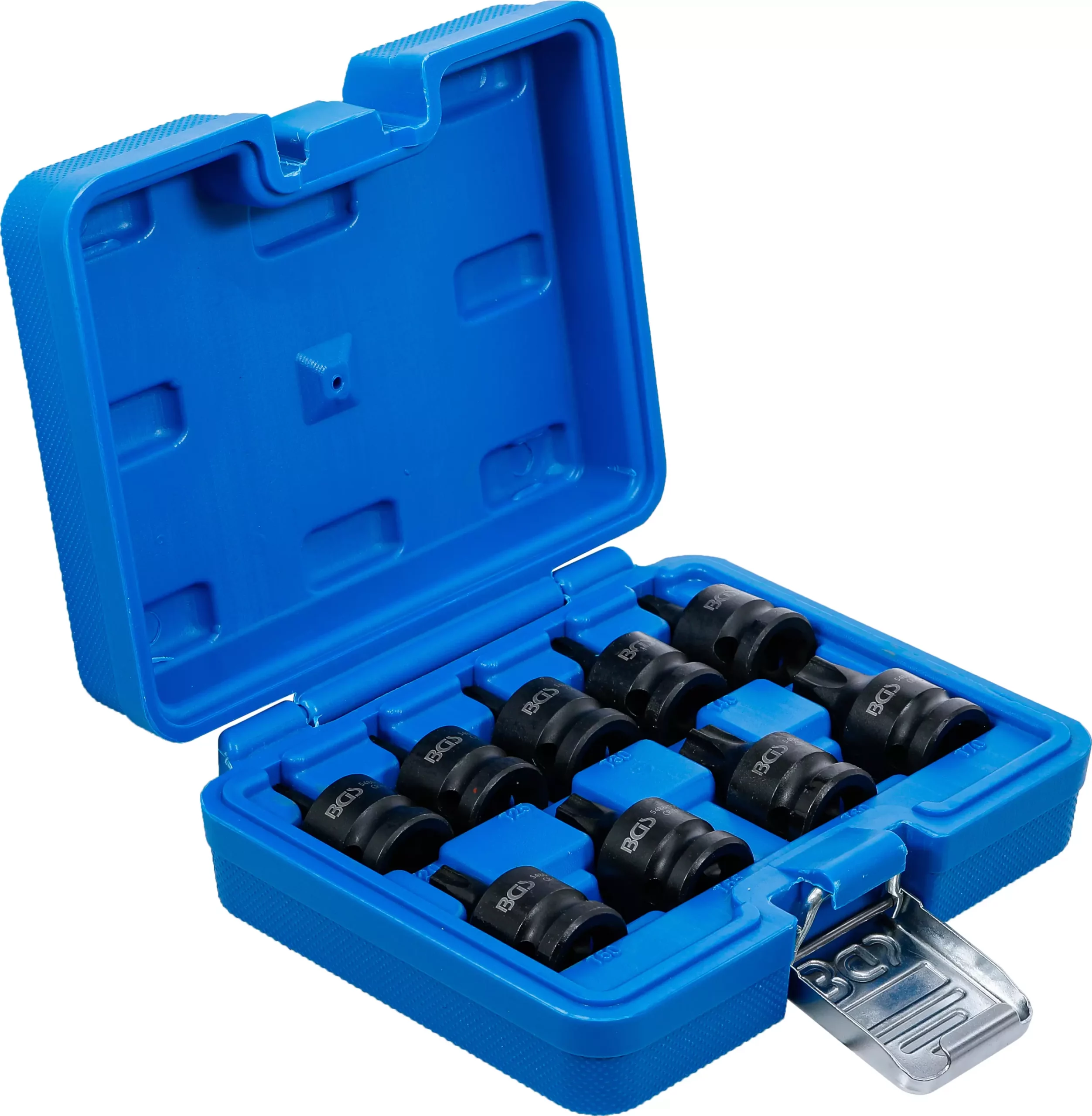 Douille à embouts à choc | 12,5 mm (1/2") | profil T (pour Torx) T20 - T70 | 9 pièces – Image 2