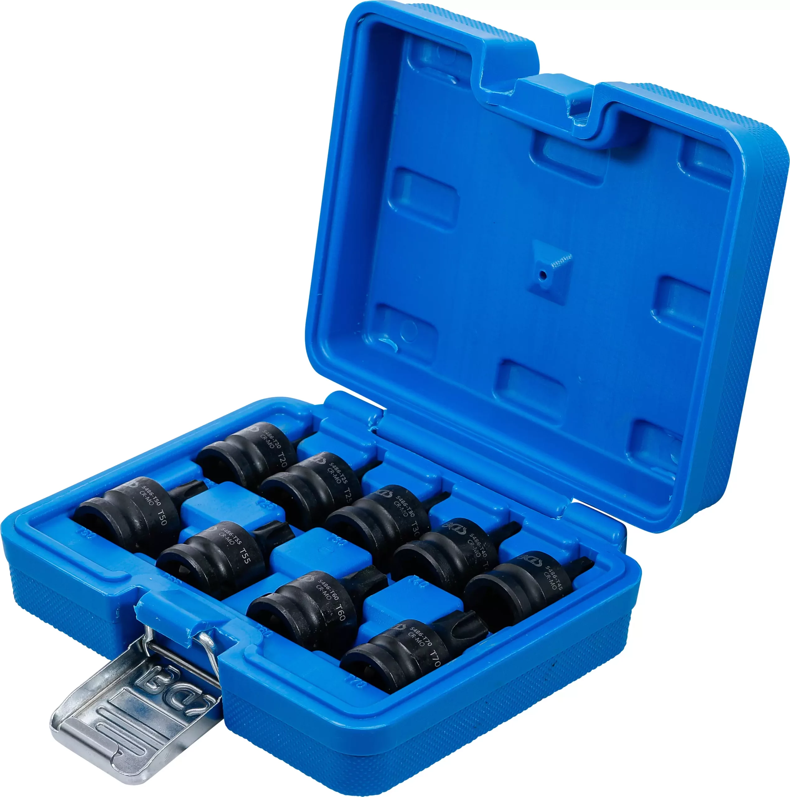 Douille à embouts à choc | 12,5 mm (1/2") | profil T (pour Torx) T20 - T70 | 9 pièces – Image 3