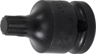Douille à embouts à choc | longueur 43 mm | 12,5 mm (1/2") | denture multiple intérieure (pour XZN) M10