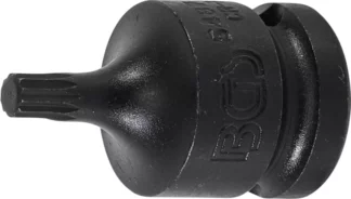 Douille à embouts à choc | longueur 43 mm | 12,5 mm (1/2") | denture multiple intérieure (pour XZN) M6