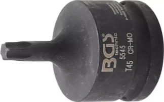 Douille à embouts de puissance | longueur 60 mm | 20 mm (3/4") | Profil T (pour Torx) T45