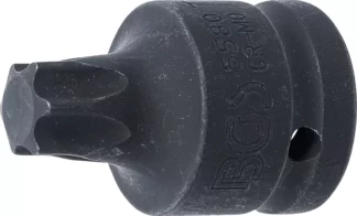 Douille à embouts de puissance | longueur 60 mm | 20 mm (3/4") | Profil T (pour Torx) T80