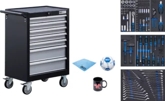 Servante d'atelier | 7 tiroirs | avec 129 outils