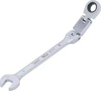 Clés mixtes à cliquet à double articulation | pliable | 11 mm