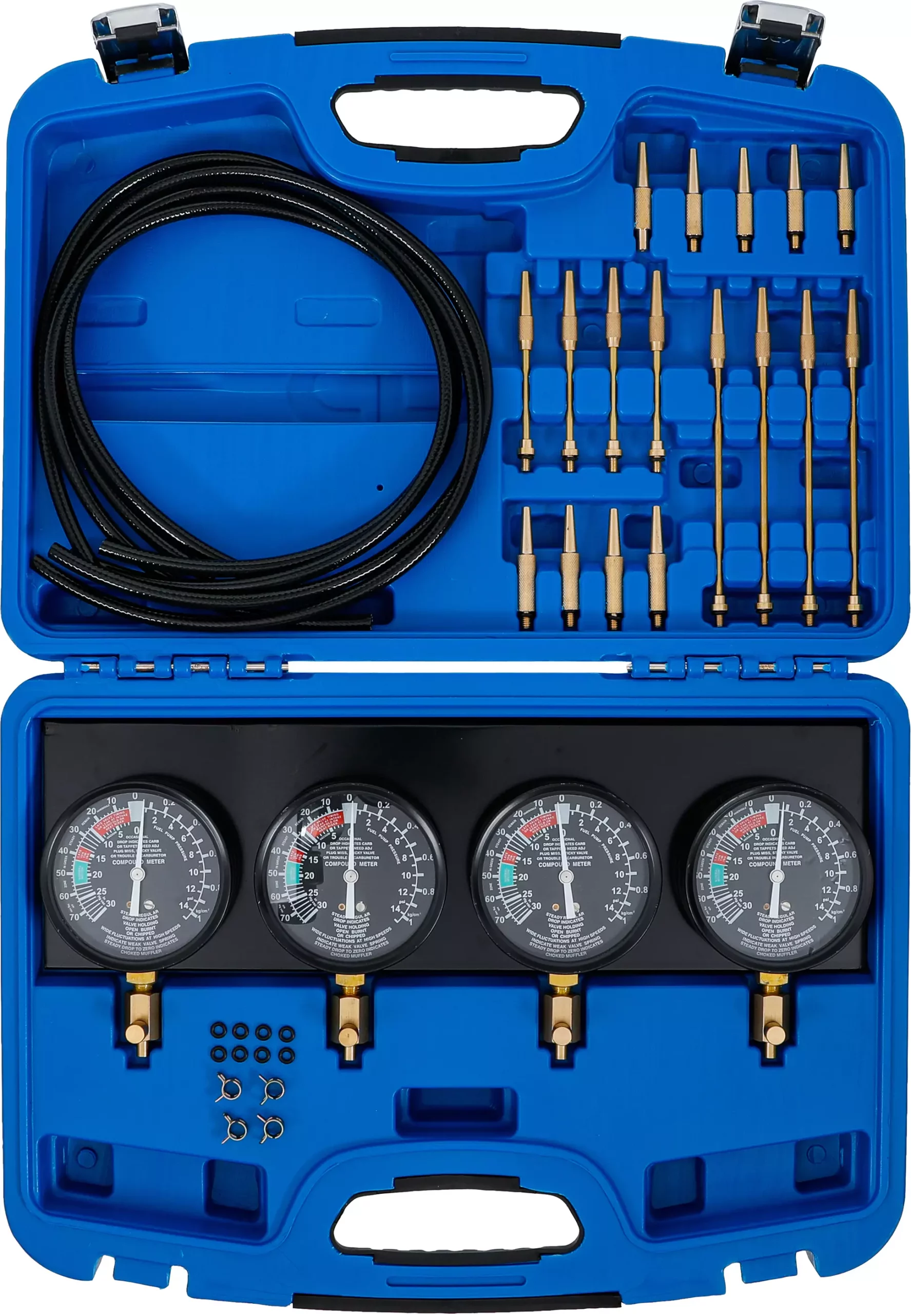 Appareil de test de synchronisation de carburateur | avec 4 chronos de synchronisation | 29 pièces – Image 4