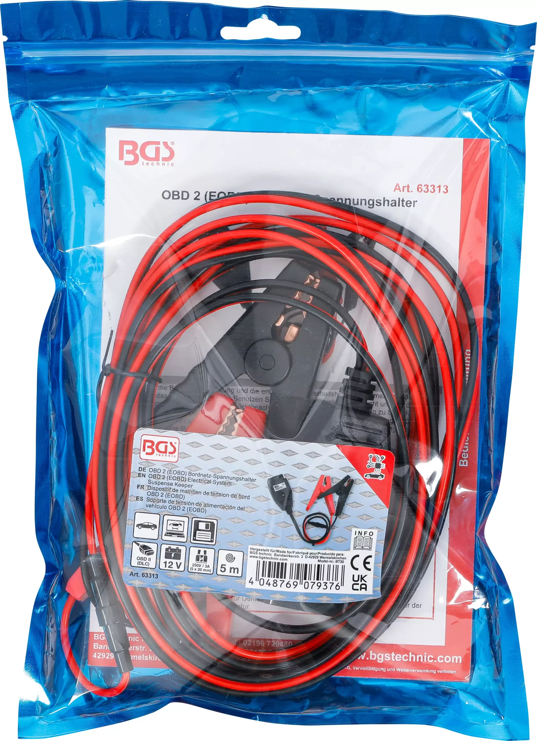 Dispositif de maintien de tension de bord OBD 2 (EOBD) | 5 m – Image 4
