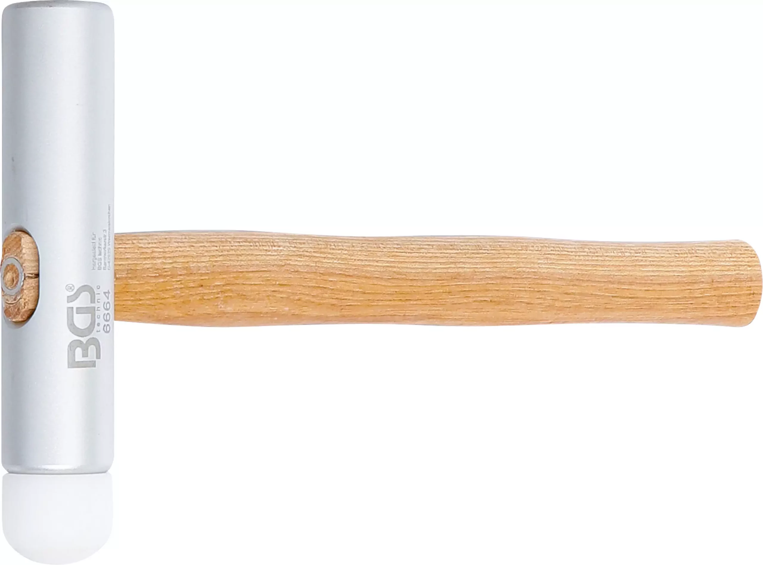 Marteau en aluminium et plastique | tête extra-longue | Ø 30 mm | 300 g – Image 3