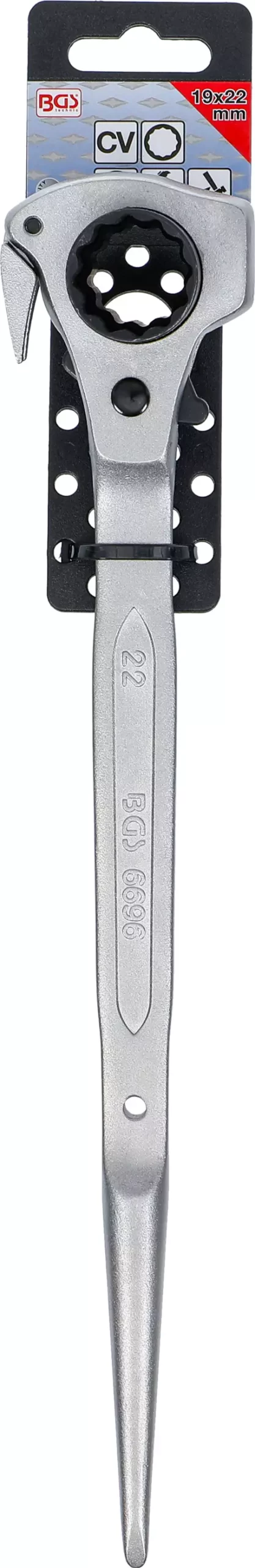 Cliquet de monteur | 4-en-1 | 19 x 22 mm – Image 5