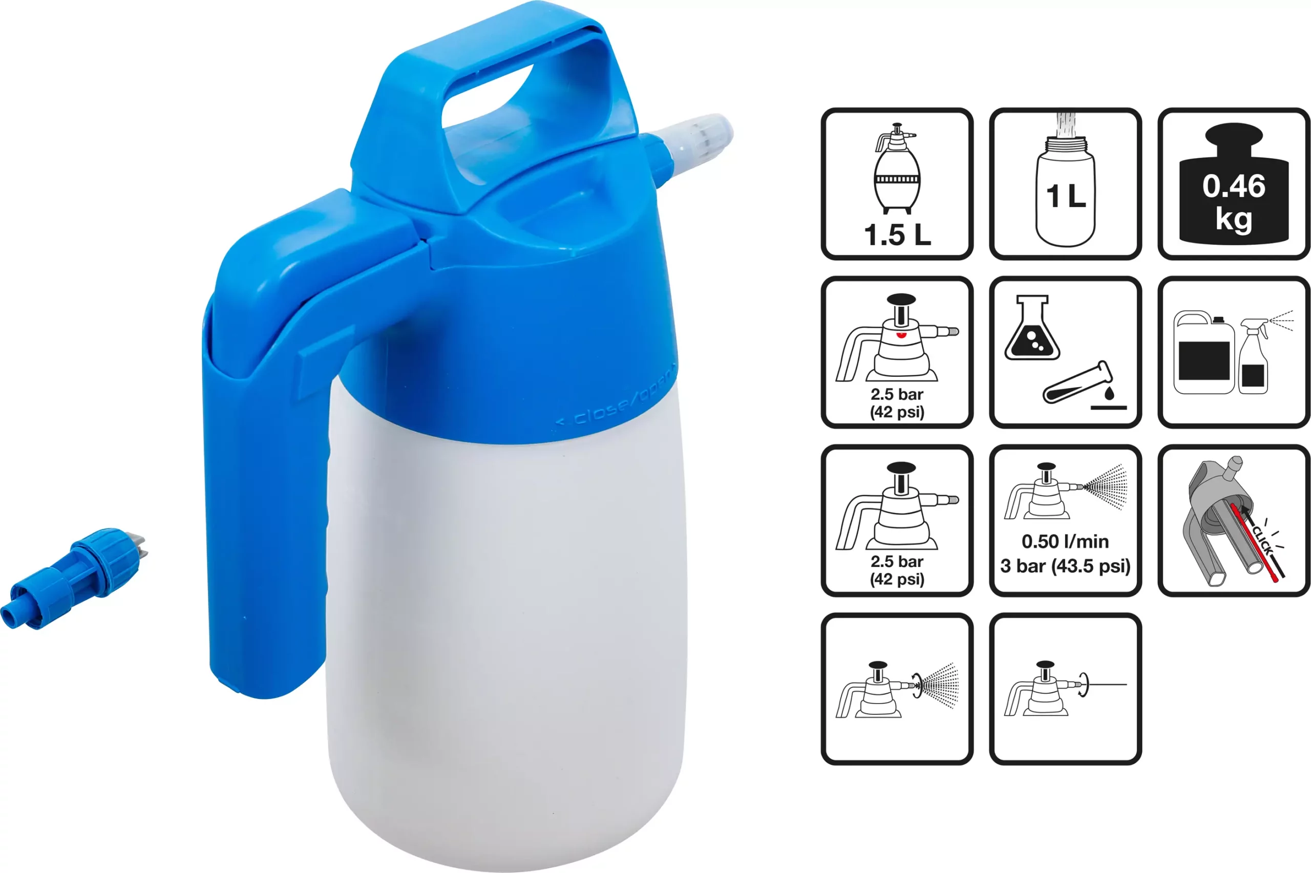 Flacon pulvérisateur à pompe | 1,5 l – Image 3