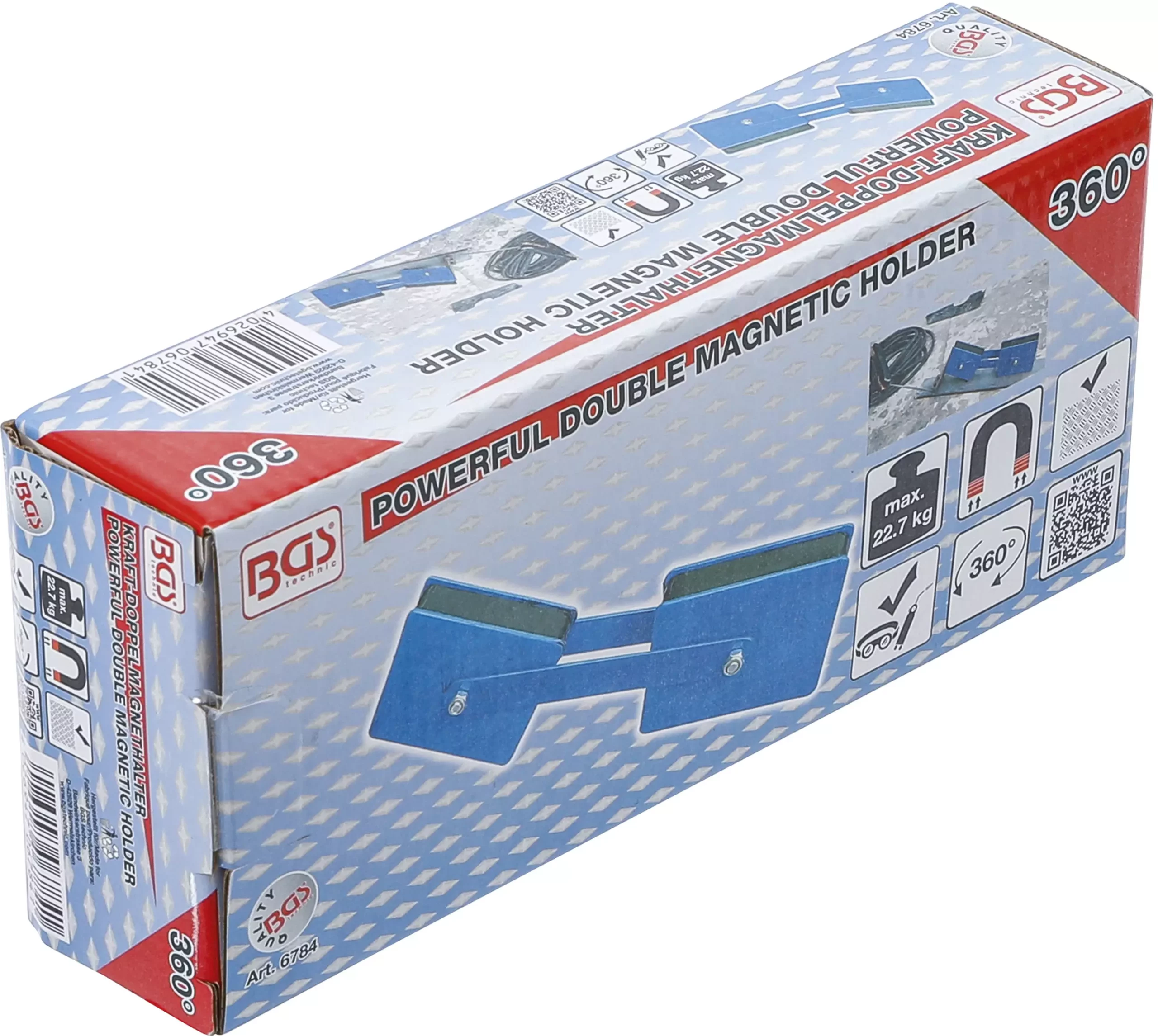 Support magnétique double puissant | angle réglable | 22,7 kg – Image 2
