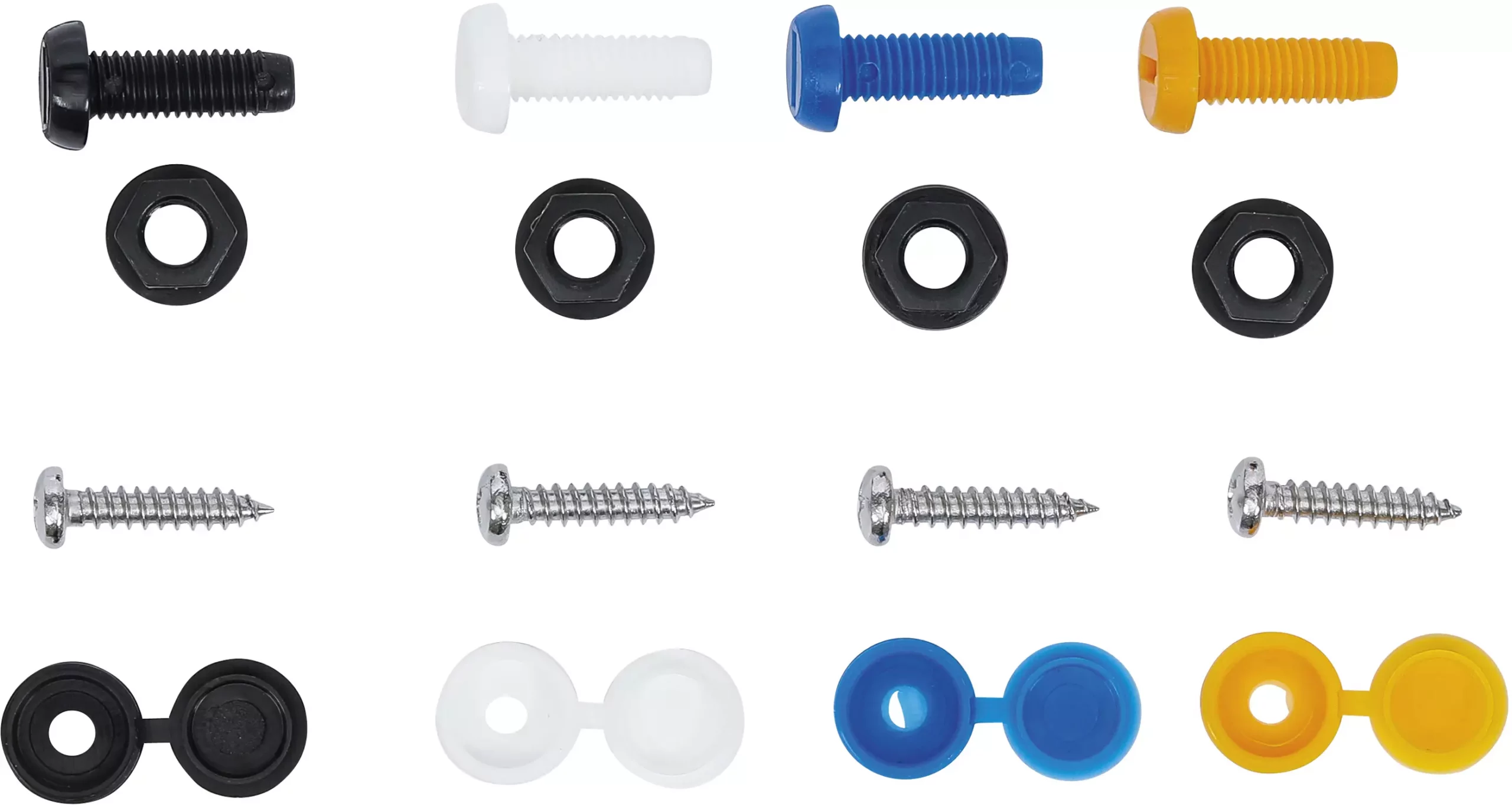 Assortiment de vis, écrous et capuchons | 400 pièces – Image 2