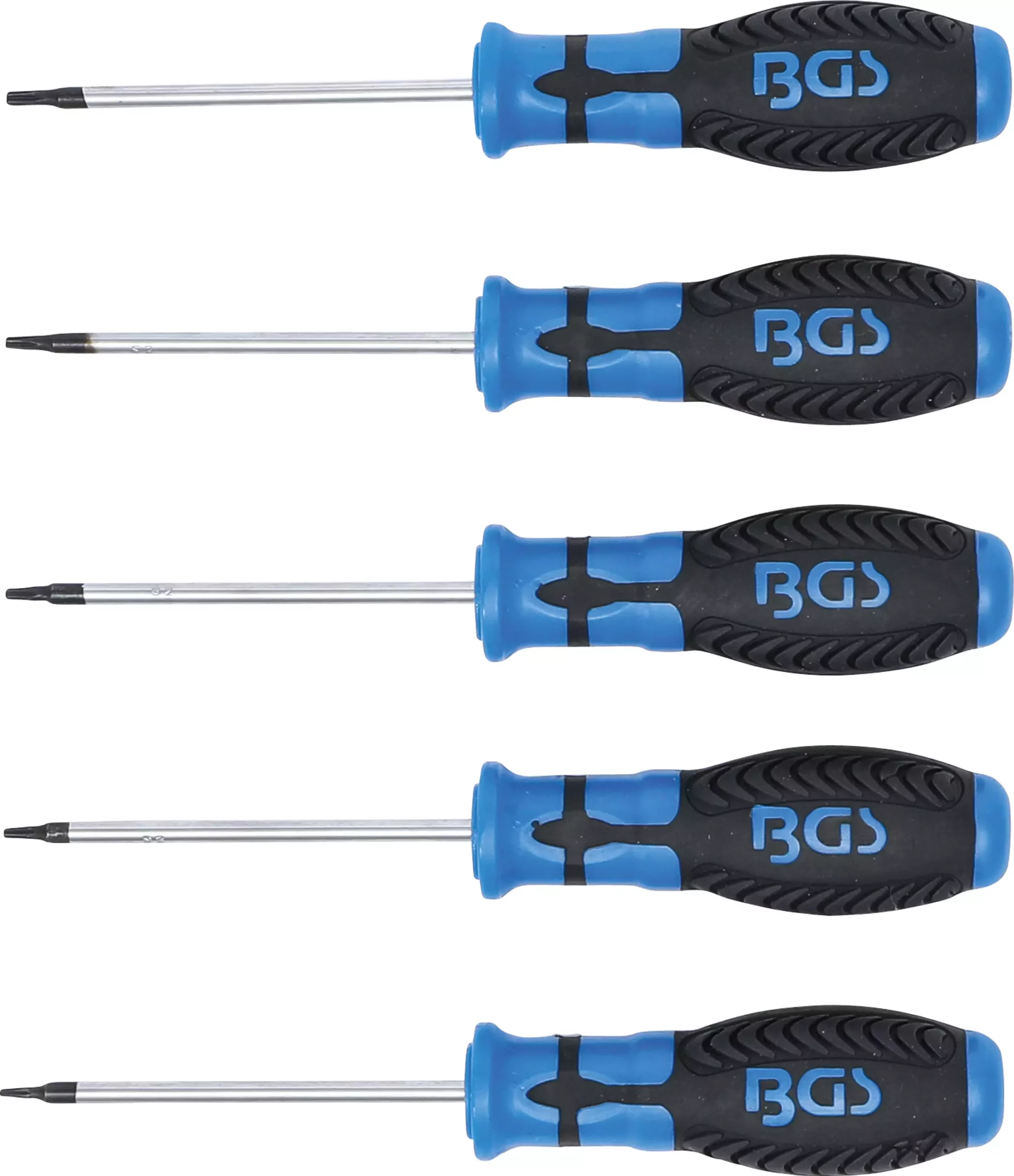 Jeu de tournevis | Profil T (pour Torx) T6 - T10 | 5 pièces – Image 2