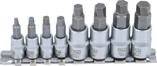 Jeu d'extracteurs de vis | 6,3 mm (1/4") / 10 mm (3/8") | pour six pans creux 3 -10 mm | 8 pièces