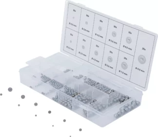 Assortiment de billes d’acier | 470 pièces