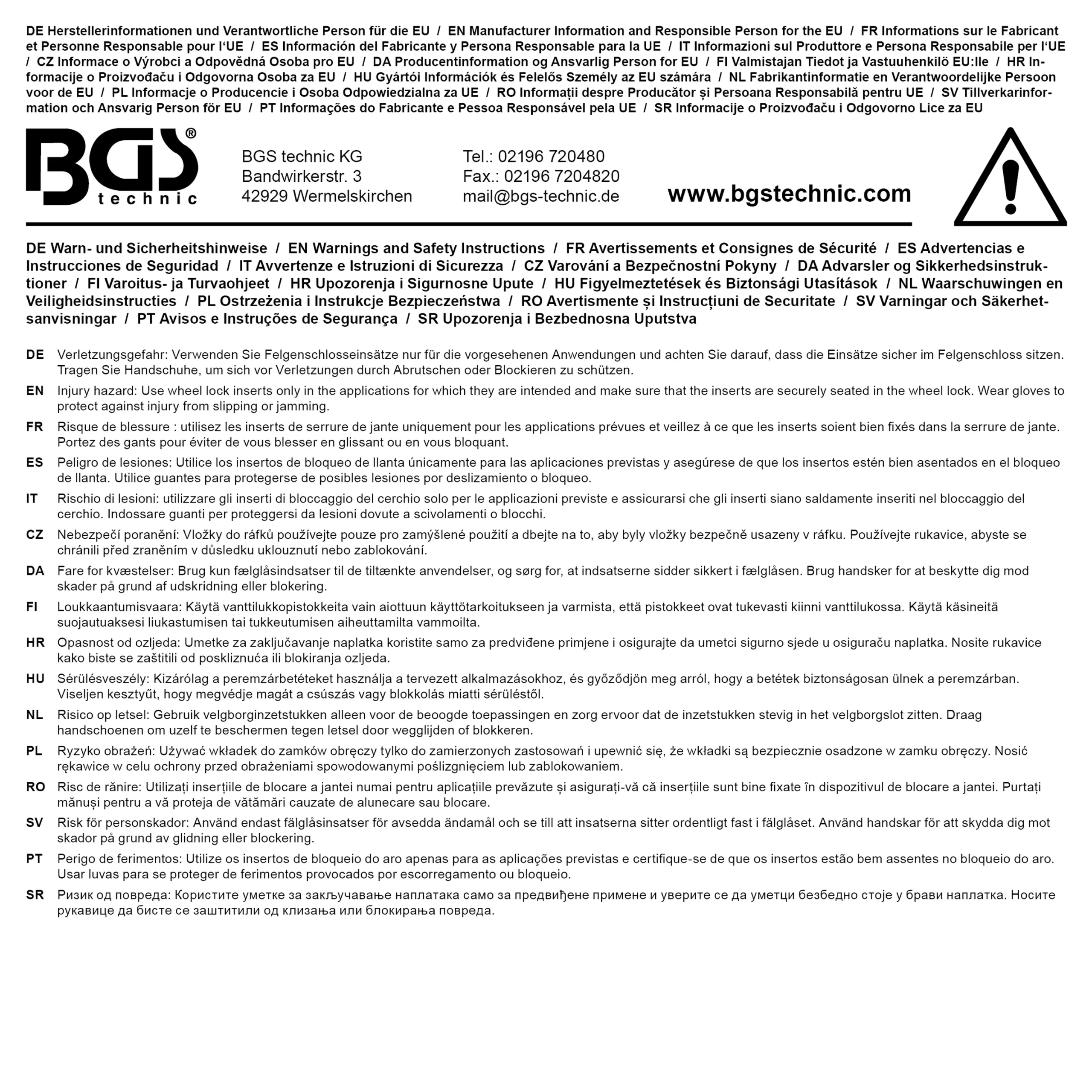 Kit de démontage d’écrous antivol | pour BMW, MINI | 10 pièces – Image 8