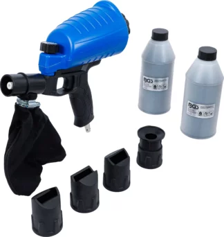Pistolet de sablage pneumatique avec accessoires| 3 pièces