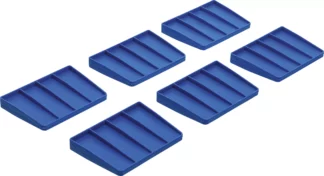 Languettes de séparation pour caisse porte-outils | matière plastique | 6 pièces
