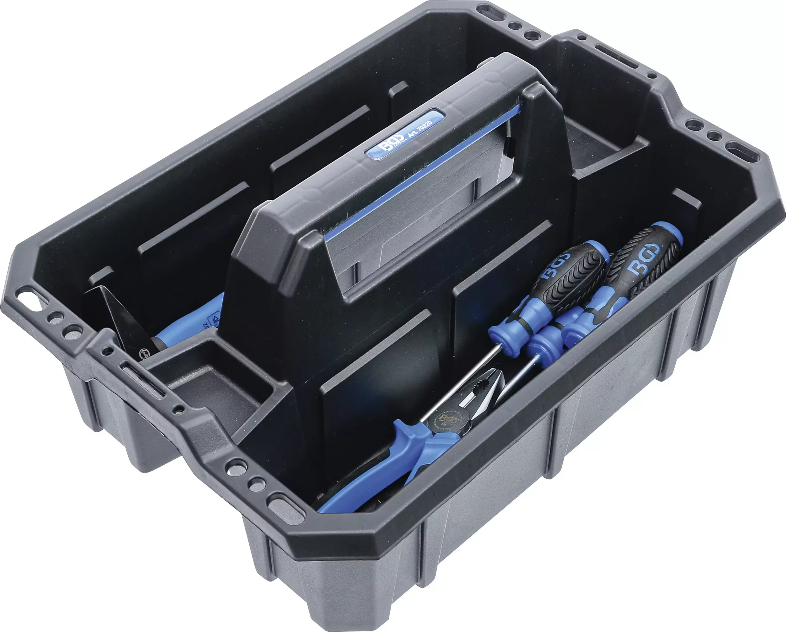 Caisse porte-outils | matière plastique | avec assortiment d’outils | 11 pièces – Image 2