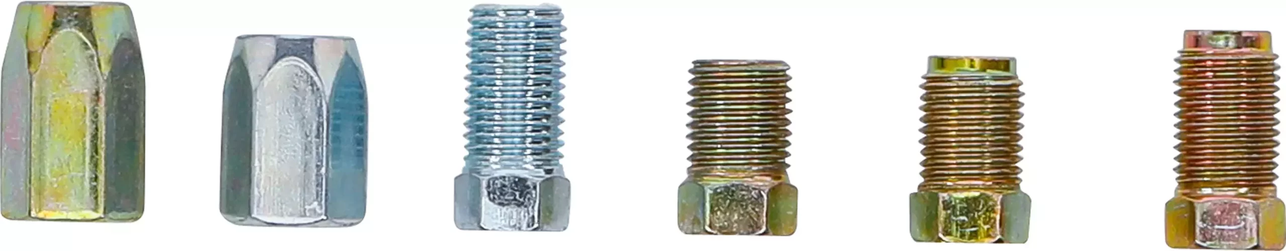 Assortiment d’écrous-raccord et de vis pour raccords filetés de conduites de freins | 135 pièces – Image 2