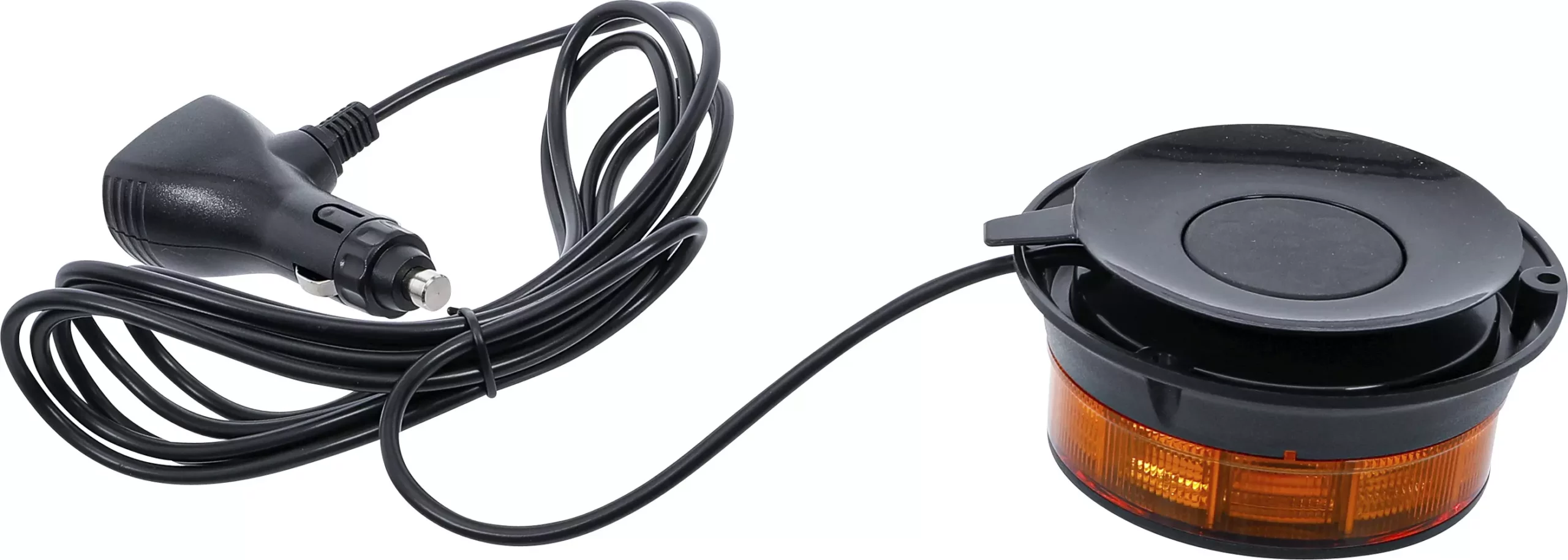 Lampe de signalisation panoramique | jaune | avec aimant | 12 V / 24 V | Ø 130 mm – Image 2