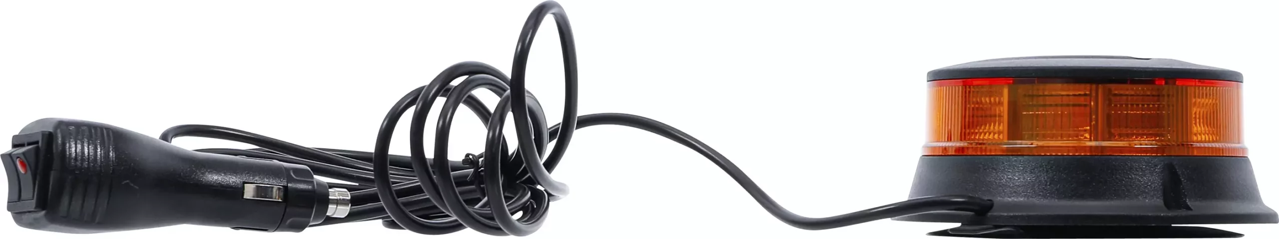 Lampe de signalisation panoramique | jaune | avec aimant | 12 V / 24 V | Ø 130 mm – Image 4