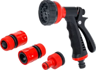 Pistolet d’arrosage multifonctionnel | avec accessoires | 5 pièces