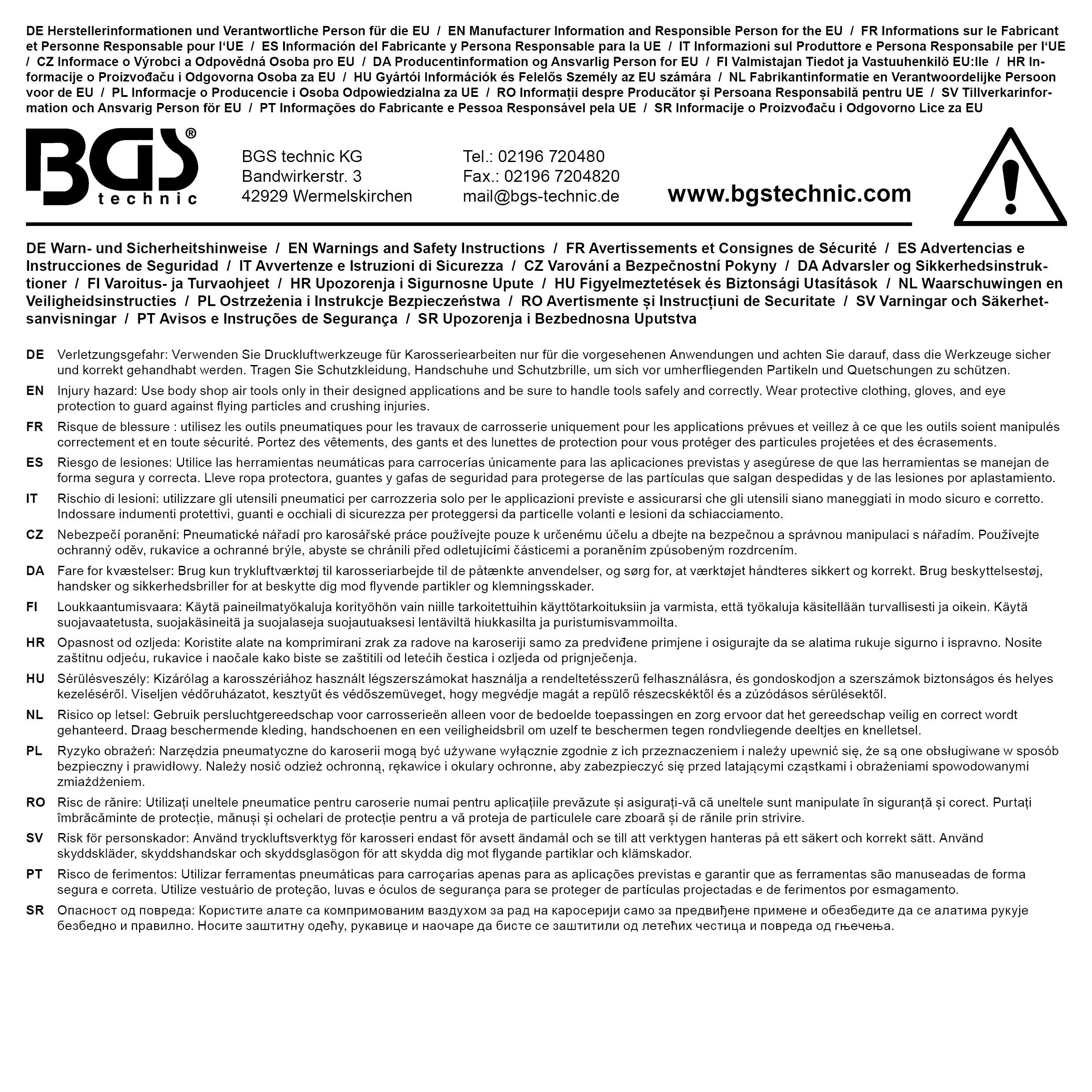 Jeu de dépointeur pneumatique – Image 9